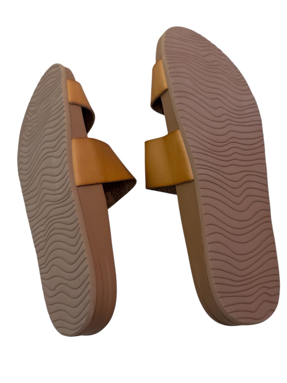 REEF Cushion Vista Tan Double Strap Slide Sandals 9 - Picture 7 of 9